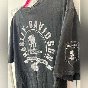 Harley Davidson Wounded Project T Shirt- size XL